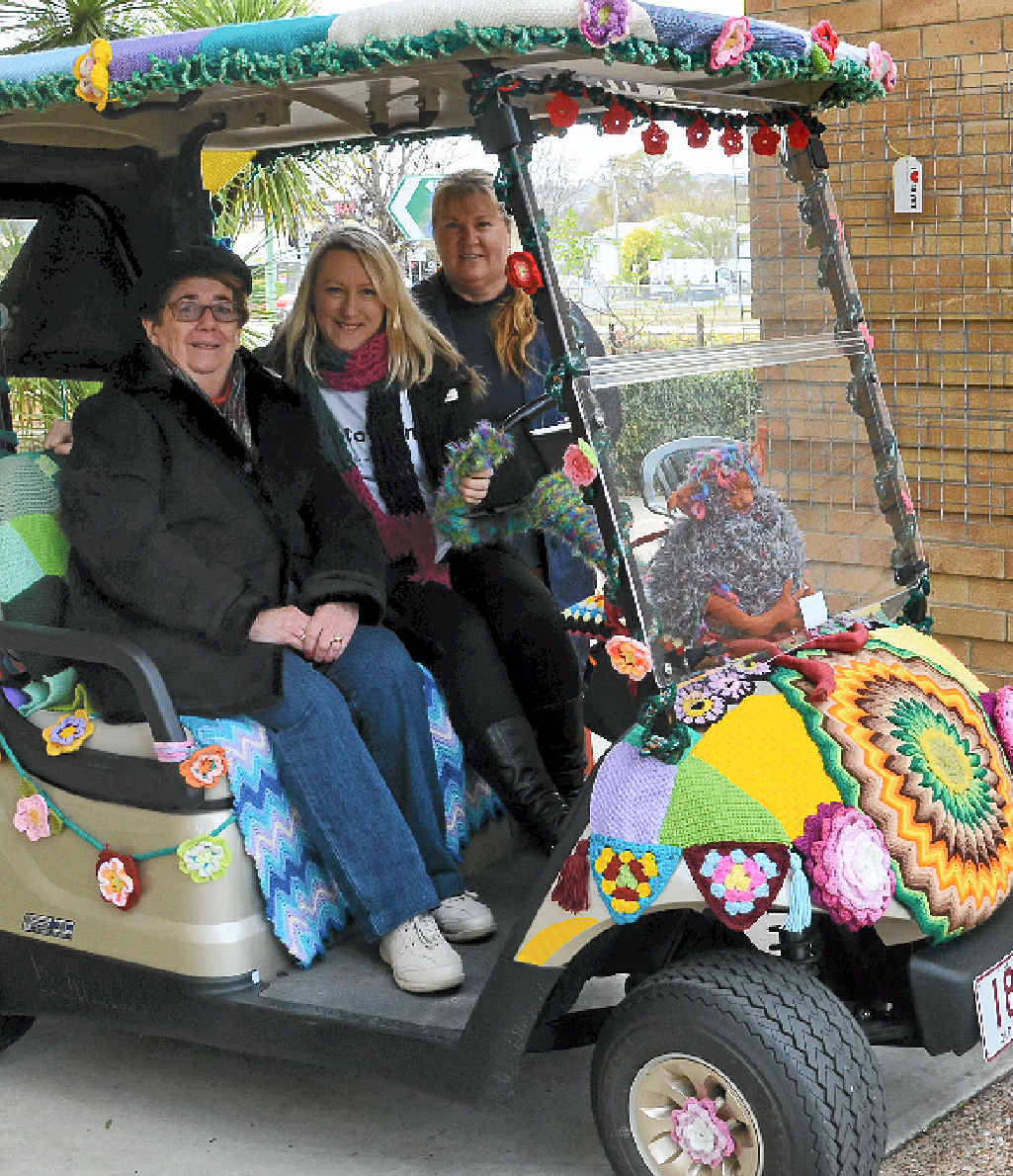 PARTY PLANNERS: Barbara Bokenham, Karina Devine and Sandra Bartley are ready for tonight’s launch party.